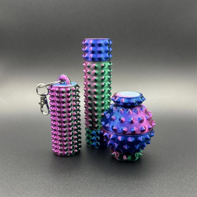 3D Print File Bundle: Spiky Fidget Spinners - Sensory Toys (3mf and Stl ...