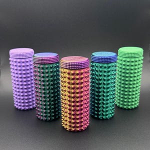 Spiky Spinner Uno | 3D Printed Fidget Toy, Fidget Spinner | Unique Stim Toys for Busy Hands, Gift for Her, Gift for Him, One Hand