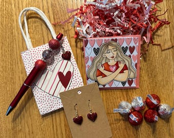Conjunto de regalos para San Valentín