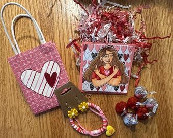 Conjunto de regalos para San Valentín