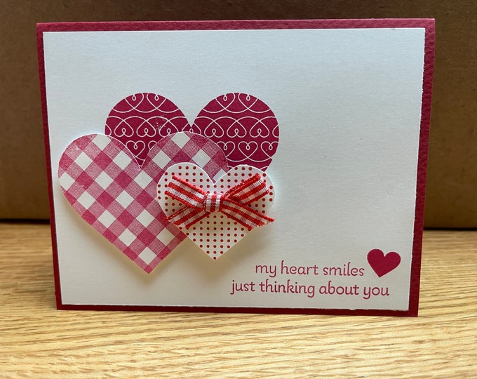 Handmade Card, Valentine - Etsy