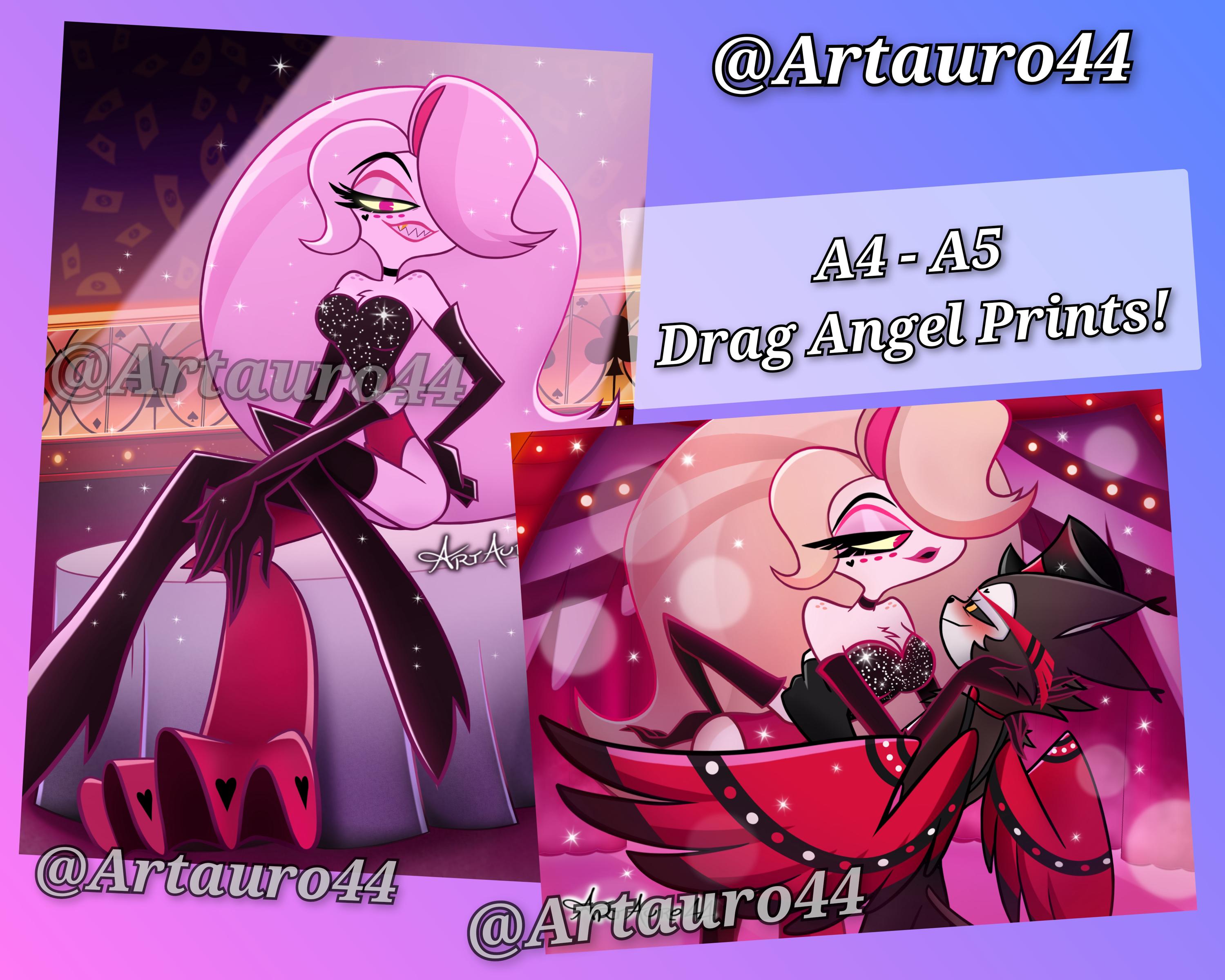 Hazbin Hotel Drag Angel - Etsy