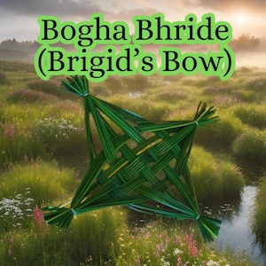 Bogha Bhride (Brigid’s Bow) | Home and Family Blessing | Handcrafted from Raw Material | Imbolc | Celtic Luck Charm |   Housewarming Gift
