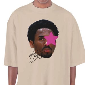 Oversized Kobe Bryant Graphic Tee: Vintage Streetwear Basketball Shirt