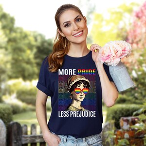 More Pride Less Prejudice Shirt, LGBTQ Shirt, Proud Ally Shirt, Pride Month Shirt, LGBTQ Sweatshirt, LGBTQ Gift, Pride Parade, Lesbian Shirt