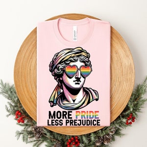 More Pride Less Prejudice Shirt, LGBTQ Shirt, Proud Ally Shirt, Pride Month Shirt, LGBTQ Sweatshirt, LGBTQ Gift, Pride Parade, Lesbian Shirt