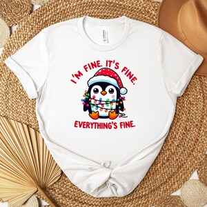 It&#39;s Fine I&#39;m Fine Everything is Fine Shirt, Introvert Tee, Funny Shirt, Sarcastic Shirt, I&#39;m Fine, Everything is Fine Shirt, Mental Shirt