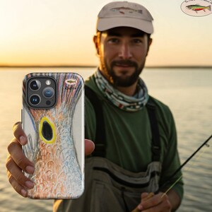 Redfish Design Tough Case für iPhone® Angeling Art Handyschutz - Perfektes Geschenk für Angler und Fliegenfischer