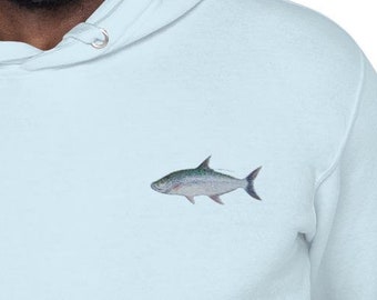 Tarpon Embroidered Hoodie - Fly Fishing Gift for Anglers