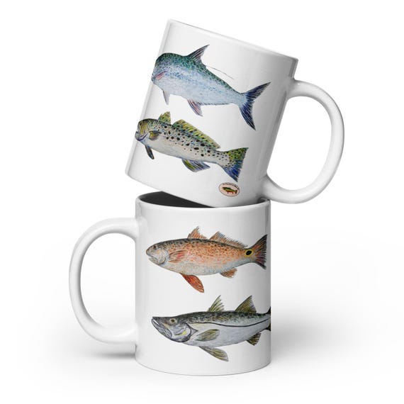 Florida Grand Slam Coffee Mug: Angler Gift, Fish Art - 20 oz