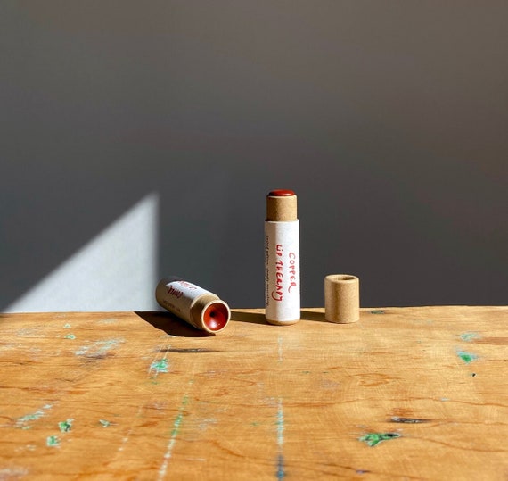 Copper Lip Therapy: Organic Annatto & Iron Oxide Lipstick, Compostable Tube