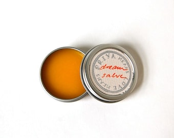 Dream Salve - orange blossom, citrus, and lavender salve for peaceful sleep (1 oz screwtop tin)