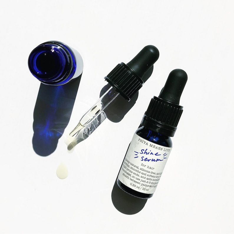 SHINE SERUM for hair an all natural silicone-free ...