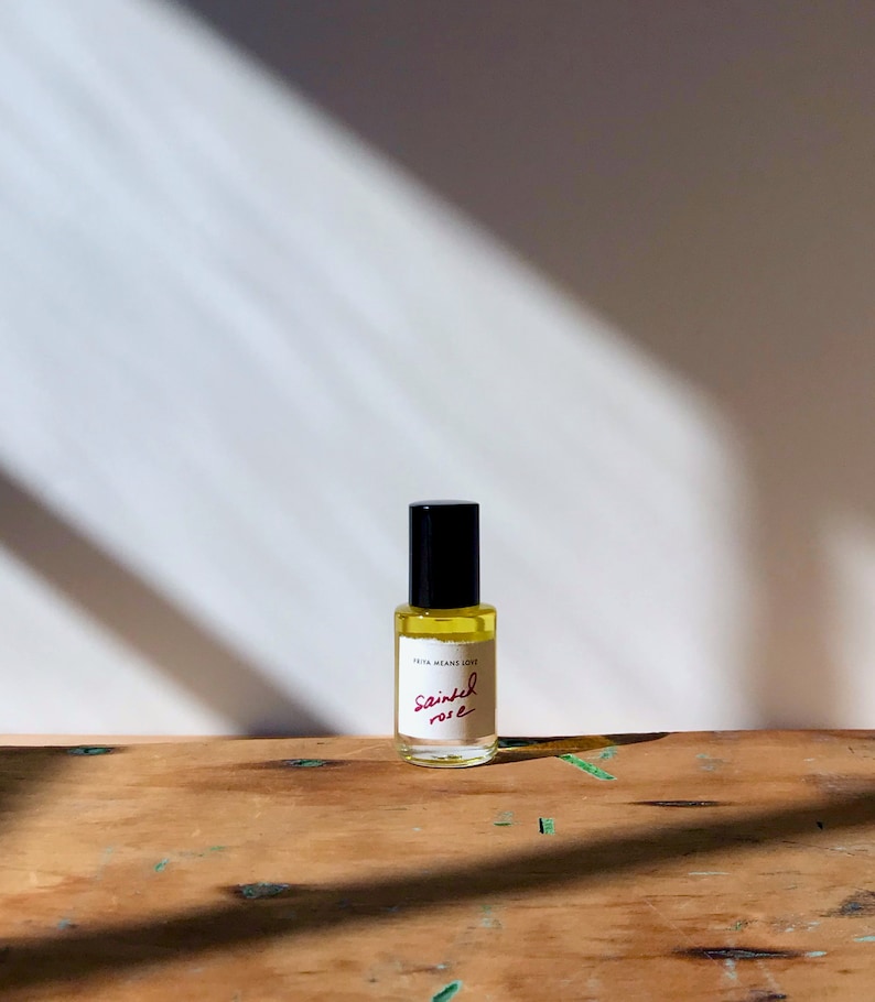 Sainted Rose Natural Perfume Oil, Rose Palo Santo 6 Milliliters