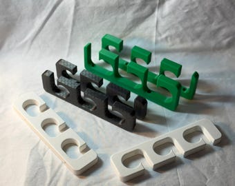 3D Printed Wall/Garage Door Mounted Fishing Rod Holders