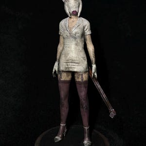 Silent Hill Nurse - 3D Resin Print Hand Painted Horror Game Figurine