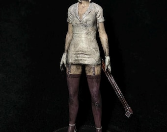 Silent Hill Nightmare Nurse - 3D Resin Print Hand Painted Horror