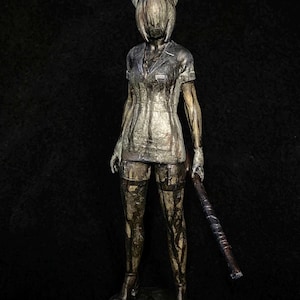 Silent Hill Nightmare Nurse - 3D Resin Print Hand Painted Horror Game Figurine