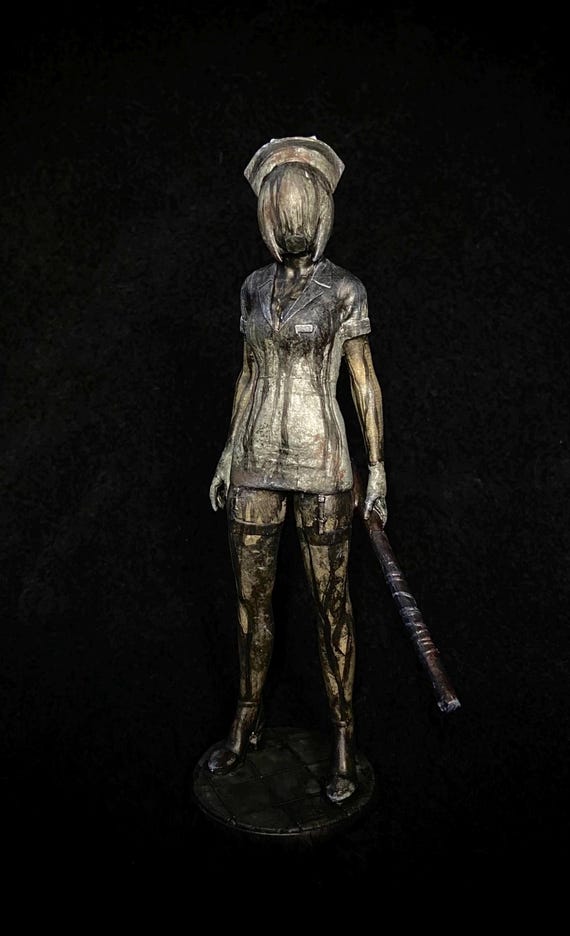 Silent Hill Nightmare Nurse - 3D Resin Print Hand Painted Horror