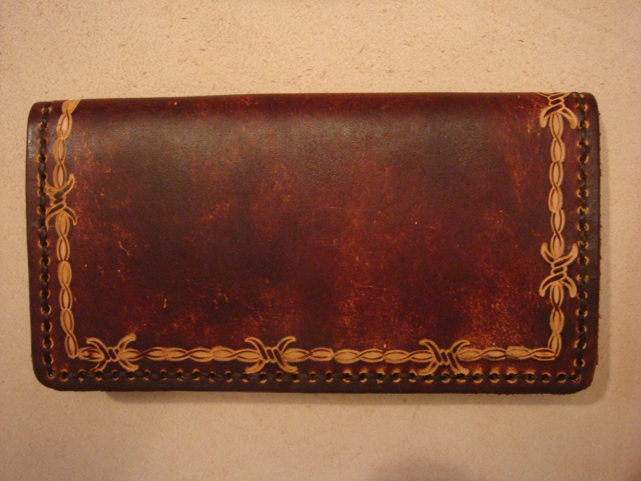 Horween Leather Checkbook Cover