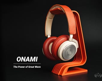 Onami Headphone Stand: Modern Desk Organiser, Gaming Headset Hanger