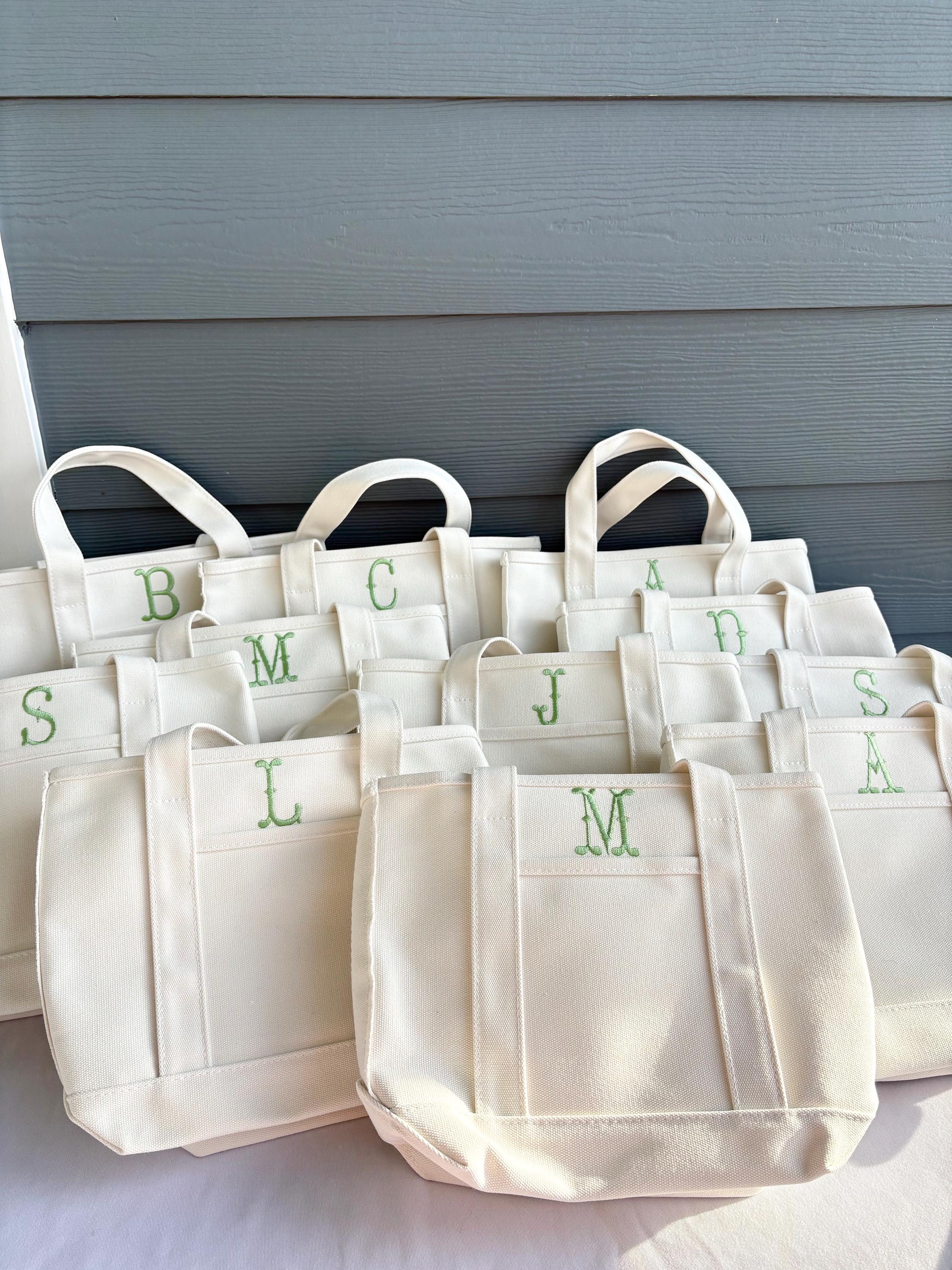 Custom Embroidered Canvas Mini Tote – Bachelorette Party Bridesmaid ...