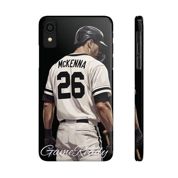 GameReady Baseball Slim Phone Case for Sports Fans, Custom Phone Accessories, Great Gift for Athletes and Dads