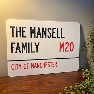 Personalised Street Sign