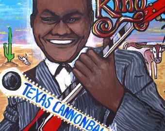 Freddie King Giclee print