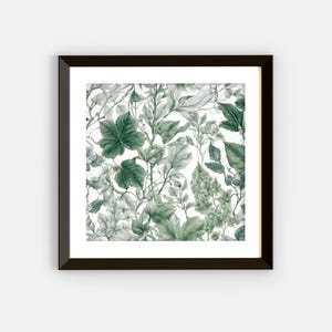 Botanical Wall Art Set of 3, Minimalist Plant Digital Prints, Instant Download