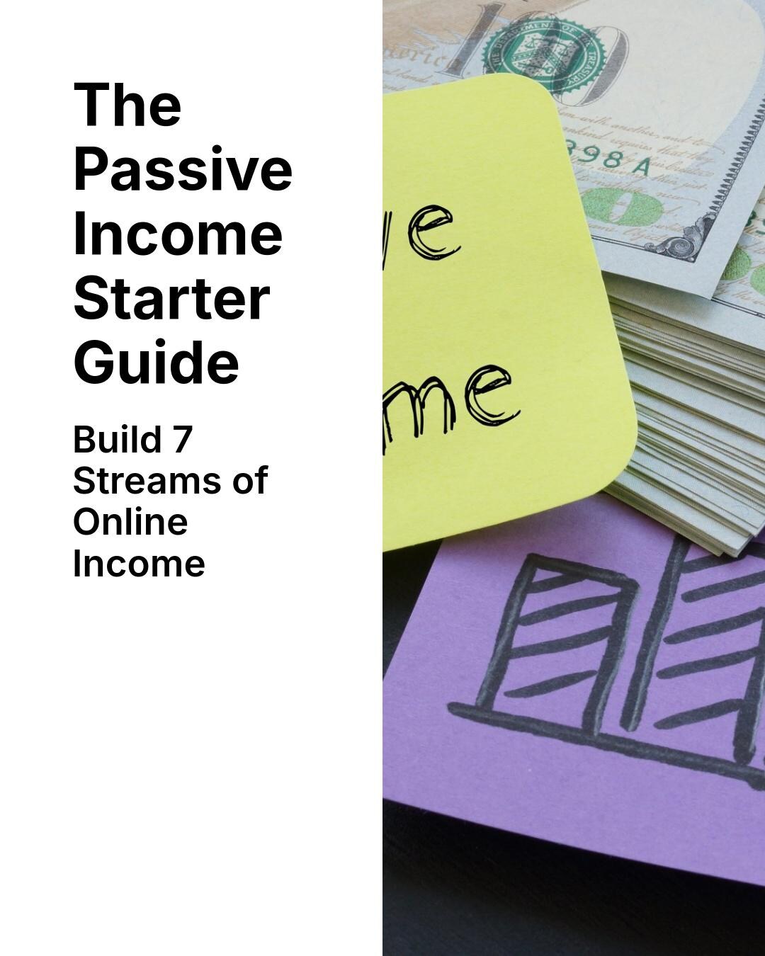The Passive Income Starter Guide - Etsy
