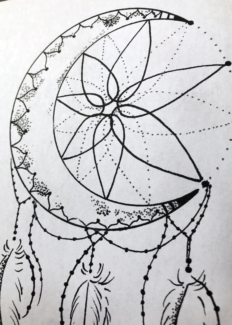 Download Dream Catchers Coloring Pages Set of 3 Printable PDF files ...