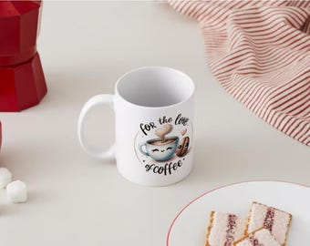 Aus Liebe zu Kaffeebecher Wrap Digitaler Download