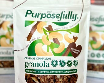Handgemaakte functionele superfood biologische muesli, glutenvrij, veganistisch, vrij van zaadolie, langzaam gefermenteerd