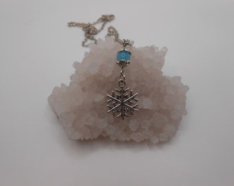 Snowflake Agate Necklace