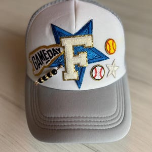 Custom Trucker Hat (school/team/sports) - see personalization area below.