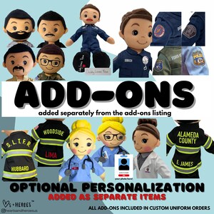 Soldier Army Military Heroes Doll Custom Plush Daddy Mommy Lookalike Deployment Doll Companion Personalized Gift for Child image 4