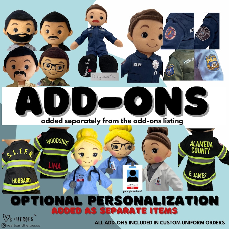Soldier Army Military Heroes Doll Custom Plush Daddy Mommy Lookalike Deployment Doll Companion Personalized Gift for Child image 4
