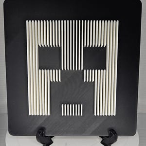 Layered Pixelated Landscape Decoration – 3D Block Art Display for Gamers – Unique Gift & Room Decor for Video Game Enthusiasts