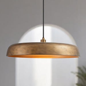Brass Hanging Light, Pendant Lamp, Ceiling Lamp for Kitchen Island Lighting, Brass Chandelier, Art Deco Lamp