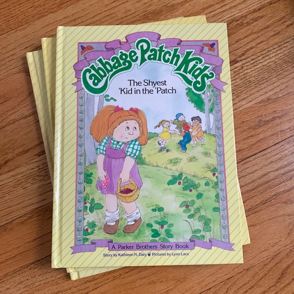 The Shyest Kid In The Patch CPK Cabbage Patch Kids Storybook 1984 Hc, Vintage 1980s Childrens Book