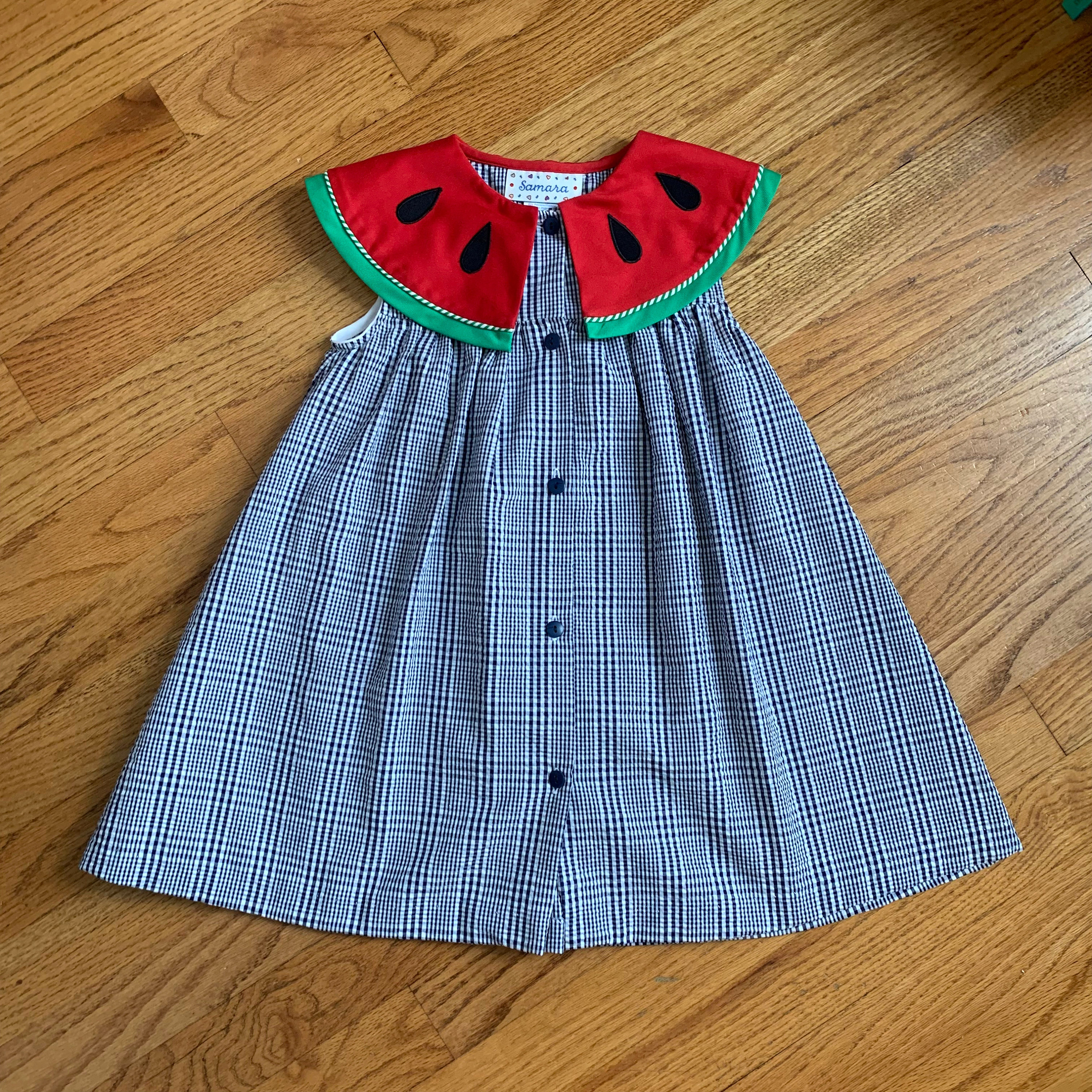 Vintage watermelon dress baby sale