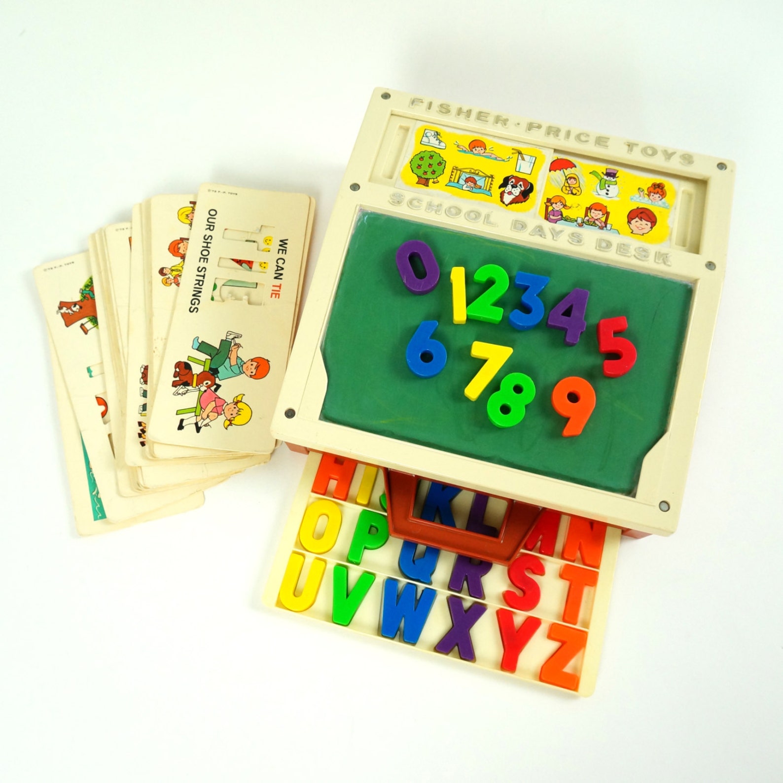 Vintage 1970s Fisher Price Letters and Numbers SOLD Etsy