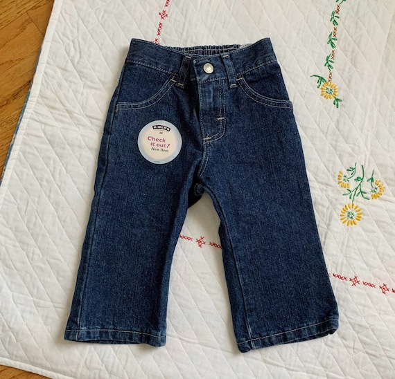 18M Vintage 00s Toddler Jeans, Lee Rider Jeans DE… - image 1