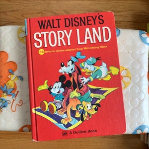 Vintage 1975 Walt Disney Story Land Golden Book - 55 Favorite Short Stories From Animated Disney Films