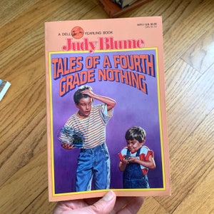 Vintage 1991 Tales of the Fourth Grade Nothing by Judy Blume - Classic Middle Grade Novel