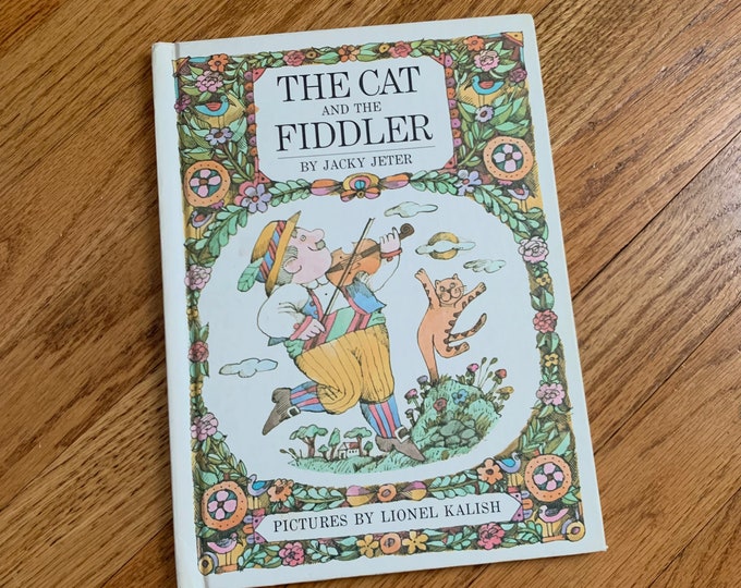 Kitty Fiddler Vintage 1960s Childrens Book, Cat and the Fiddler by Jacky Jeter 1968 ...