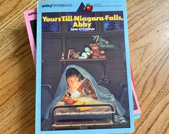 Vintage 1970s Kids Chapter Book, Yours Til Niagara Falls, Abby by Jane OConnor 1979 Apple Paperback