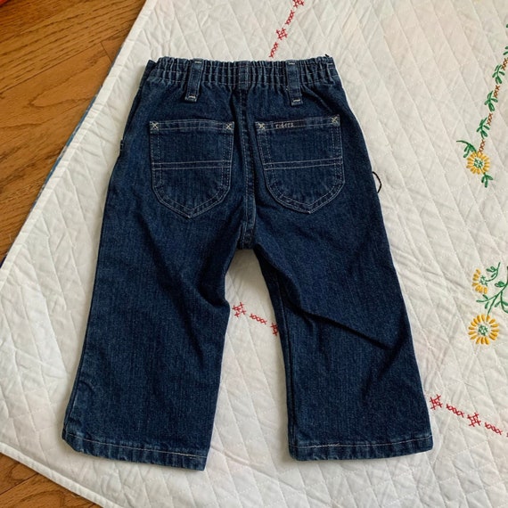 18M Vintage 00s Toddler Jeans, Lee Rider Jeans DE… - image 2