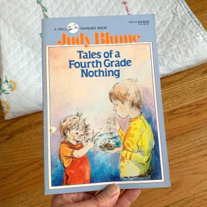 Vintage 1986 Tales of A Fourth Grade Nothing by Judy Blume - Nostalgic Kid&#39;s Chapter Book Paperback